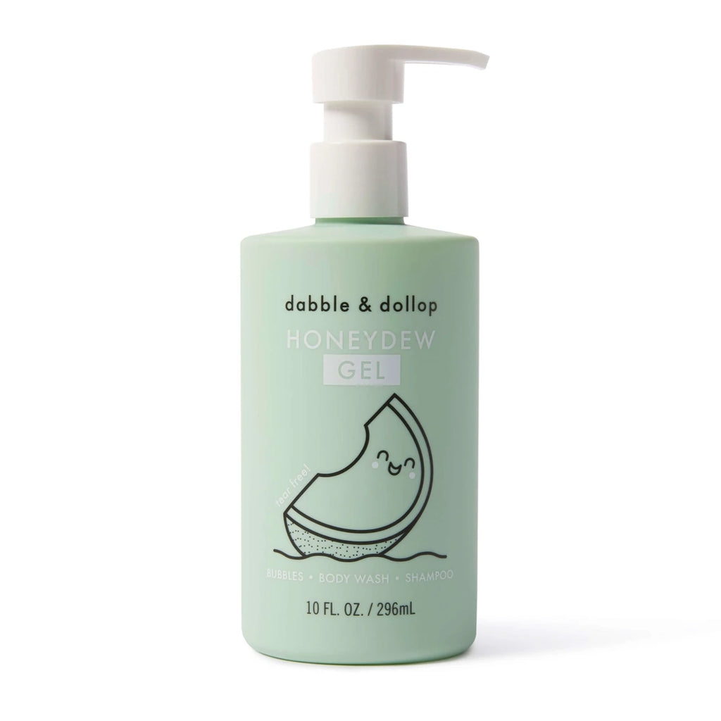 all-natural honeydew shampoo, body wash & bubbles