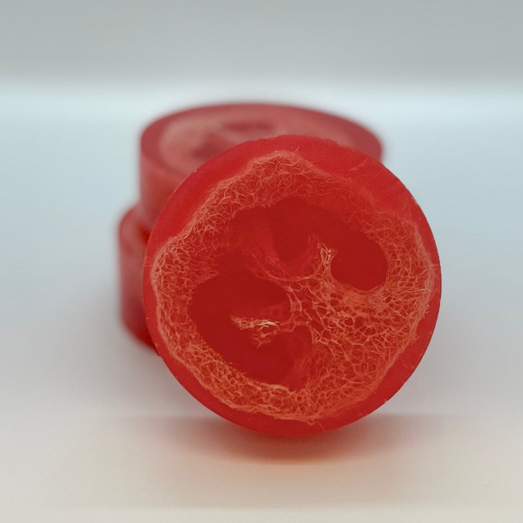 grapefruit loofah fruit - bar soap