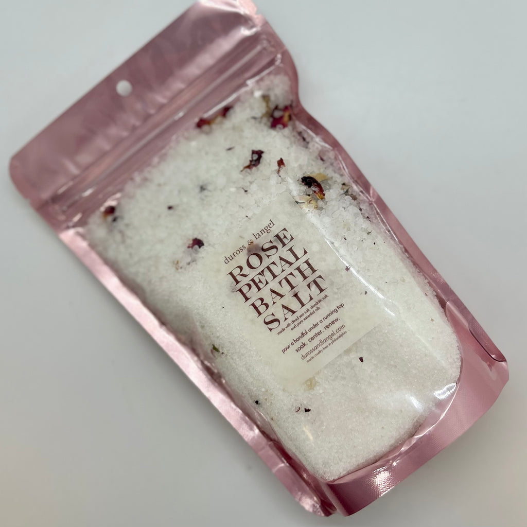 rose petals bath salts