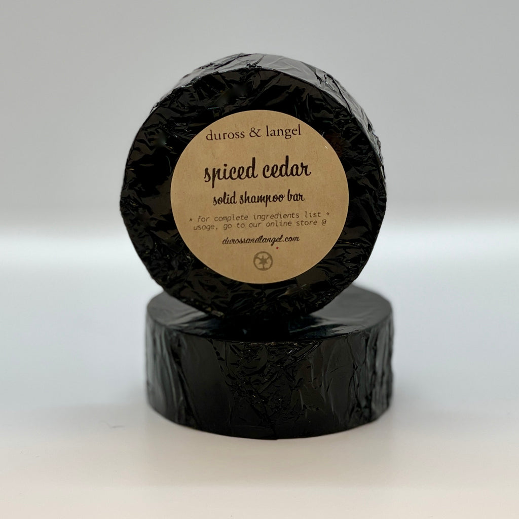 black pepper solid shampoo bar
