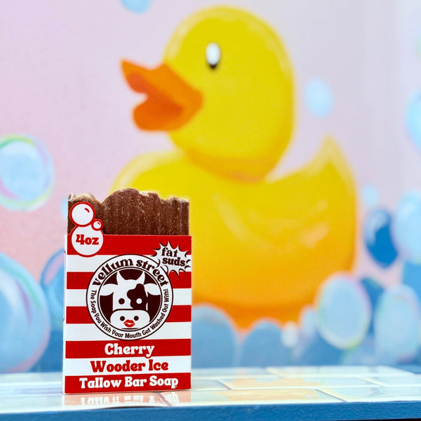 cherry wooder ice - tallow bar soap