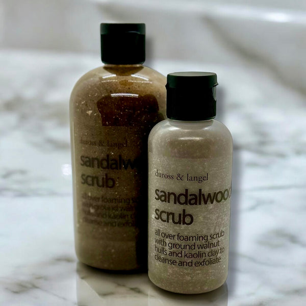 sandalwood face + body scrub