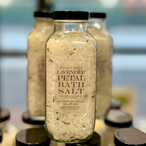 lavender flower bath salts