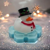 santa + friends toy snowflake soap