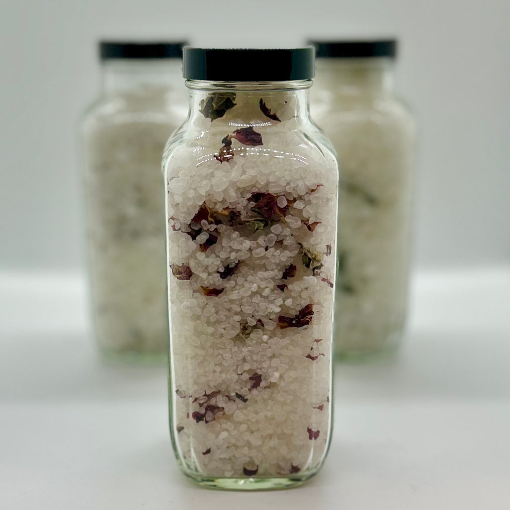 rose petals bath salts