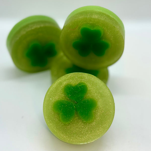 lucky shamrock soap