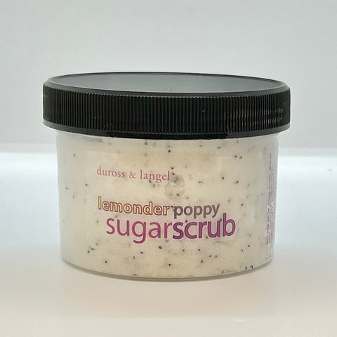 lemon lavender poppy sugar scrub