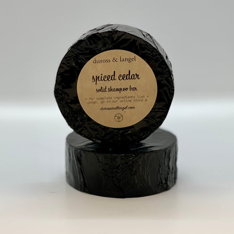 black pepper solid shampoo bar