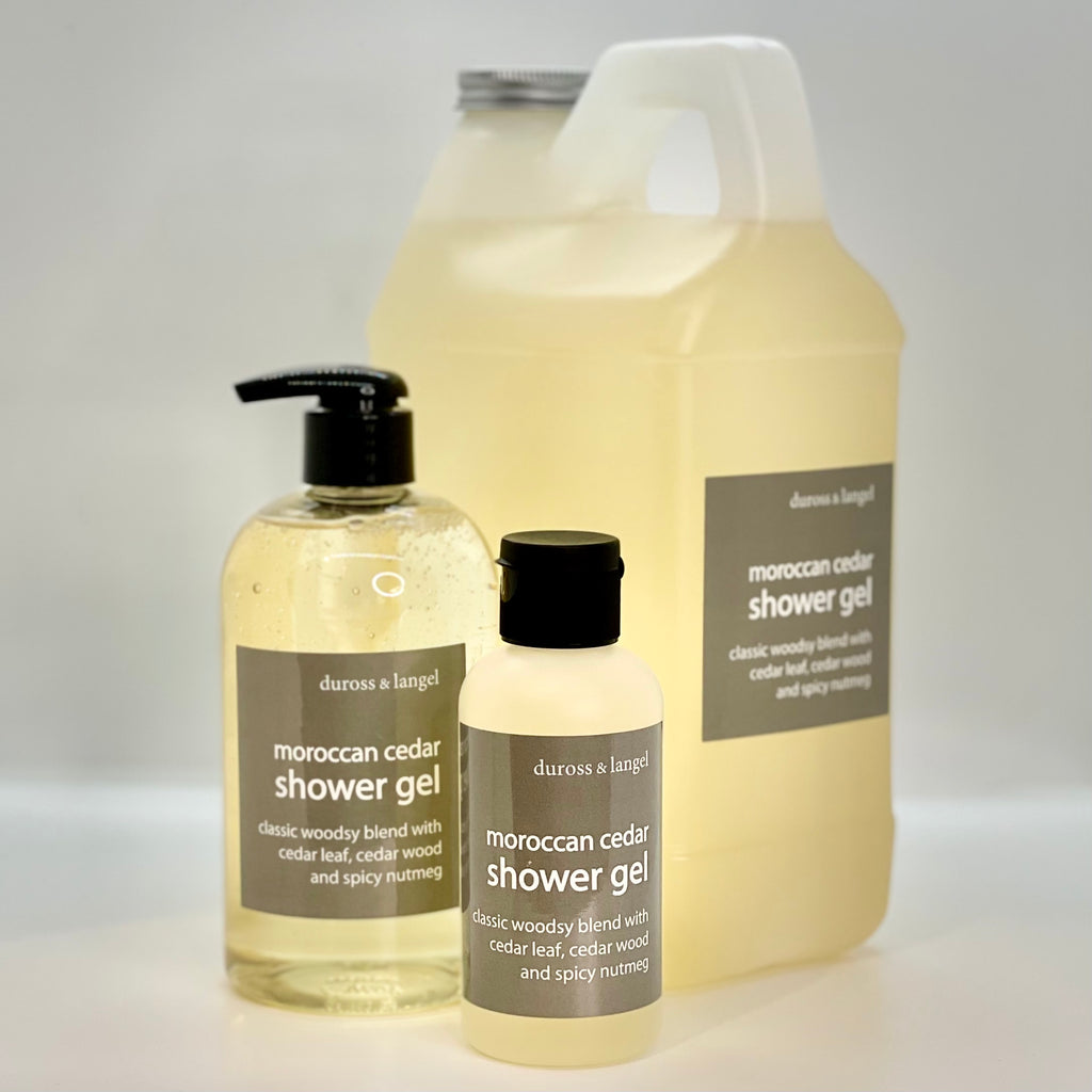 moroccan cedar shower gel