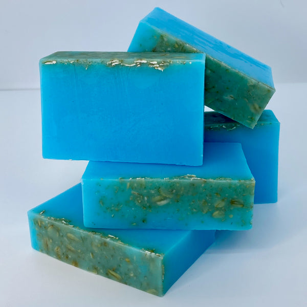 peppermint oatmeal - bar soap