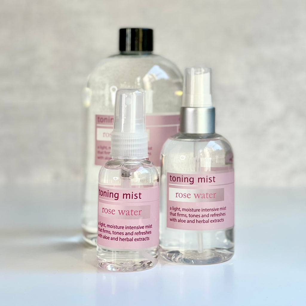 toning mist - rose water