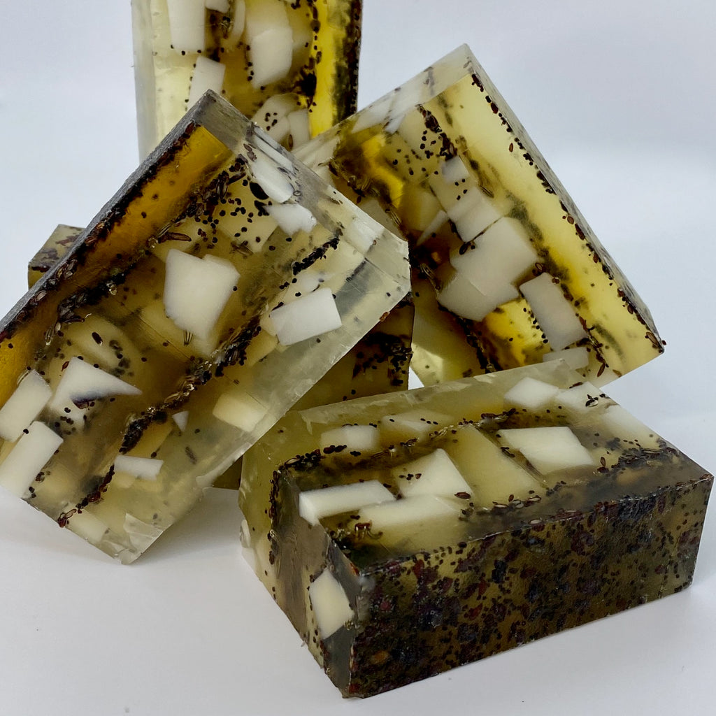 seed scrub - bar soap