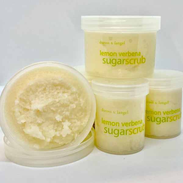 lemon verbena sugar scrub